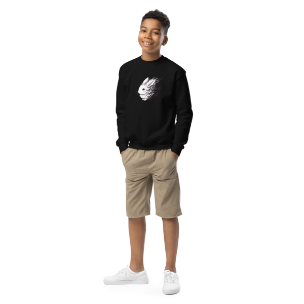 Youth Boy's crewneck sweatshirt - Ghost Bunny